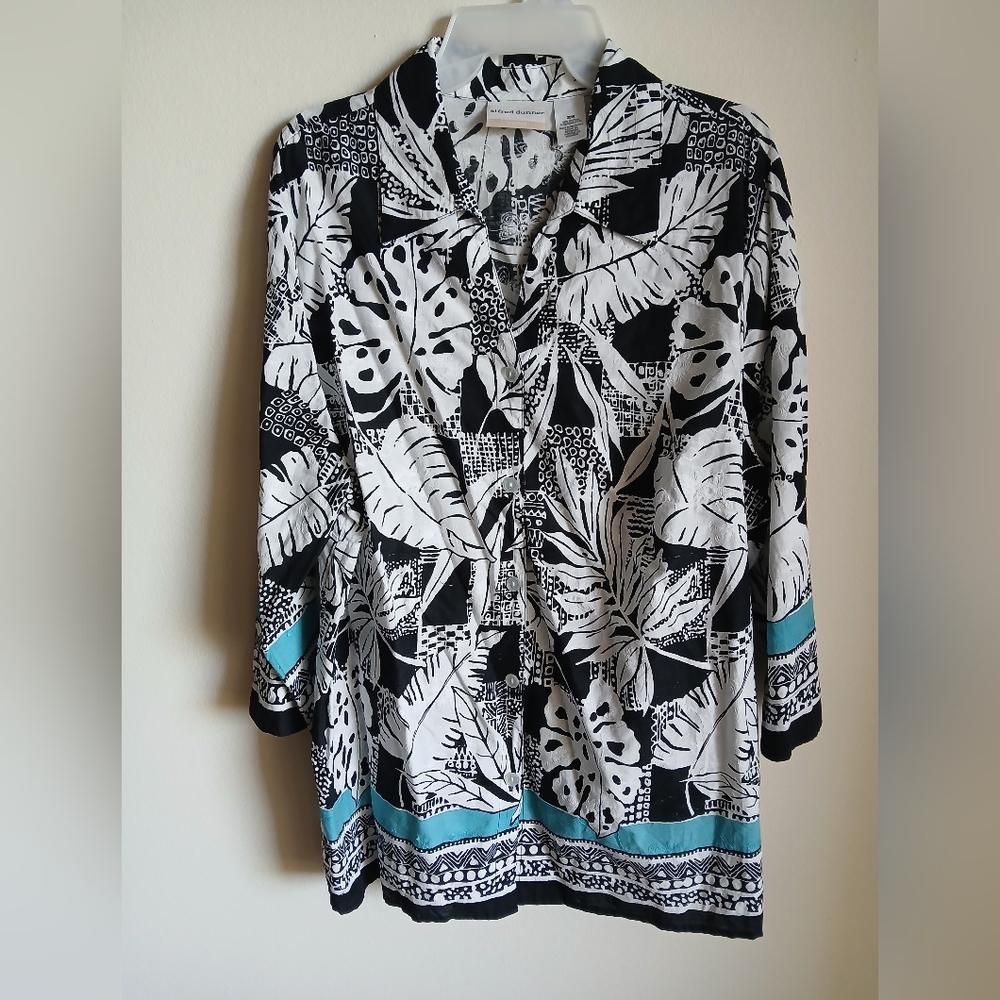 Alfred Dunner button down top Size 20W